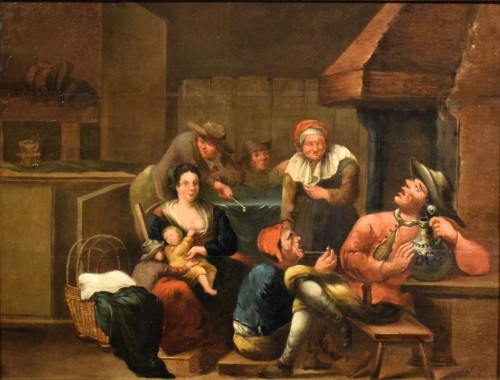 Interior of tavern - Egbert van Heemskerck (1634 - 1704)